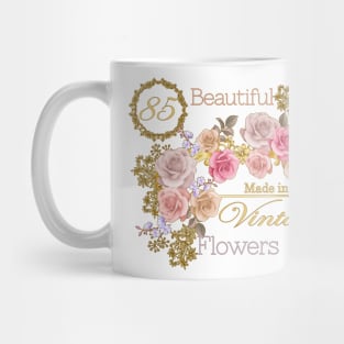 Vintage Roses- A Special 85th Birthday Gift for Her Mug